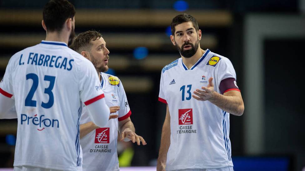 Frankreich um Starspieler Nikola Karabatic (re.) trifft zum Auftakt der Handball-EM auf Kroatien