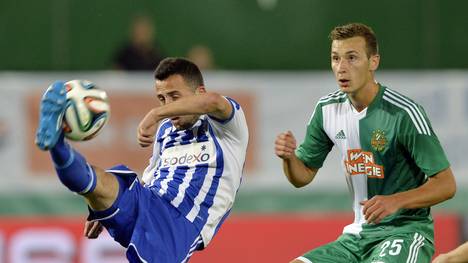 Dominik Wydra (r.) wechselt von Rapid Wien zum SC Paderborn