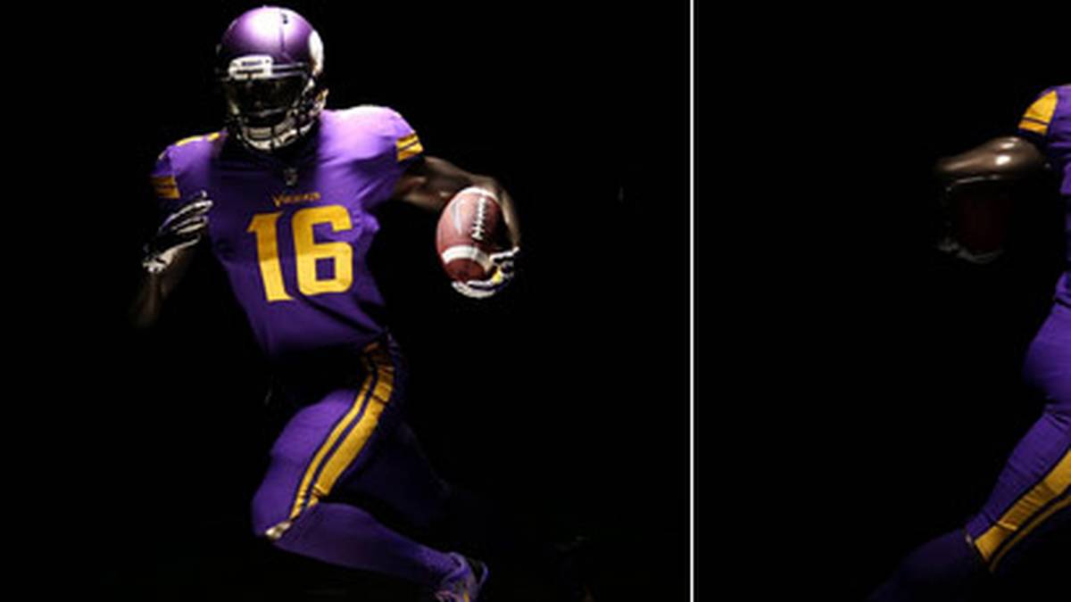 Die Minnesota Vikings dürfen ihr grelles Lila-Gelb gleich zweimal tragen: An Thanksgiving gegen es gegen die Detroit Lions, eine Woche später sind die Dallas Cowboys zu Gast (1. Dezember)