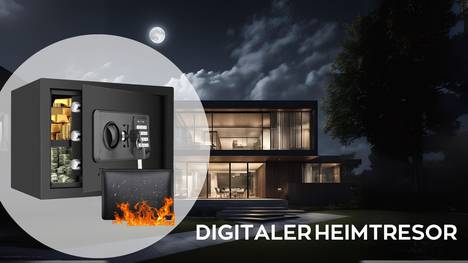 Digitaler Heimtresor mit 23L – Maximale Sicherheit für Ihre Wertsachen!