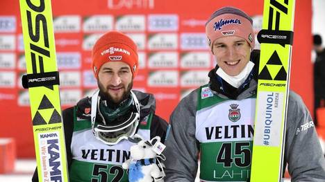 Markus Eisenbichler und Karl Geiger springen in Lahti aufs Podest