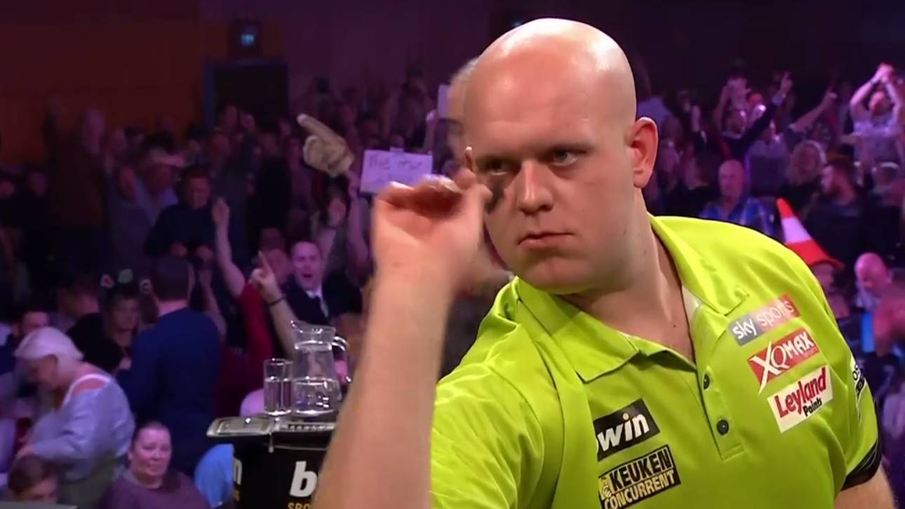 Van Gerwen fertigt Taylor ab