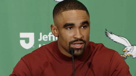 Jalen Hurts führte die Offensive der Eagles souverän gegen die New York Giants an. Die Eagles sichern sich den klaren 38:20-Erfolg.
