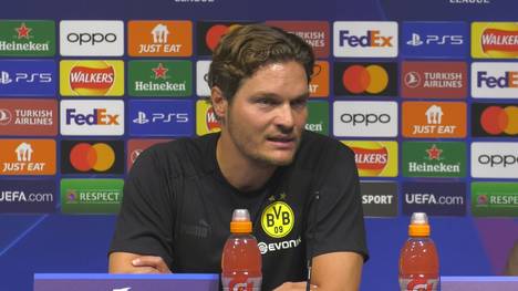 BVB-Trainer Edin Terzic schwärmte vor dem Champions-League Spiel gegen Manchester City von der Qualität des Gegners. Dennoch will er mit dem BVB selbstbewusst auftreten.