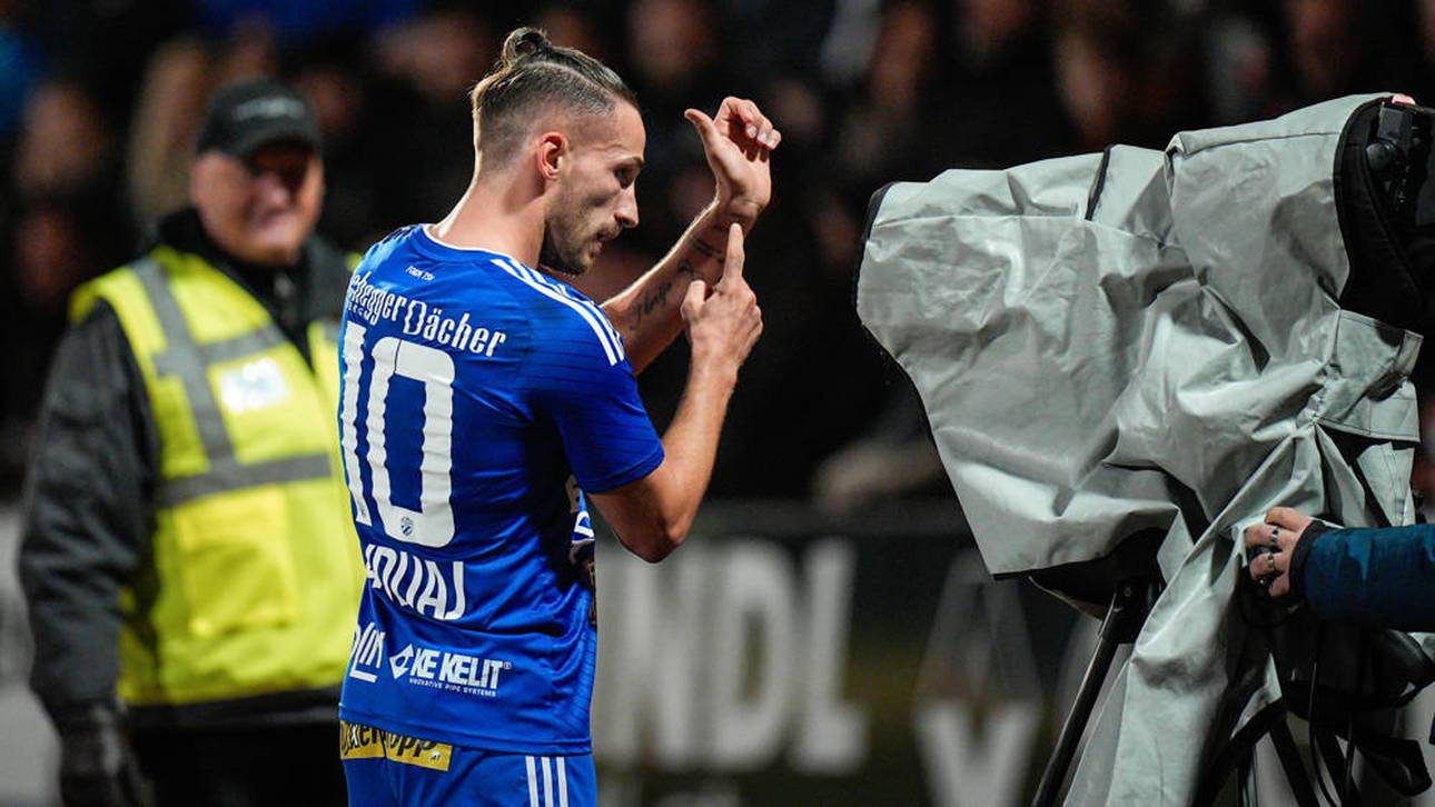 Obszöne Geste: Avdijaj gesperrt