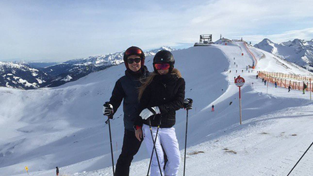 Mario Götze: Verliebt im Schnee