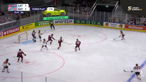 Österreich schlägt Lettland mit 3:1 und baut seine ungeschlagenen Serie bei der Eishockey-WM aus. 
