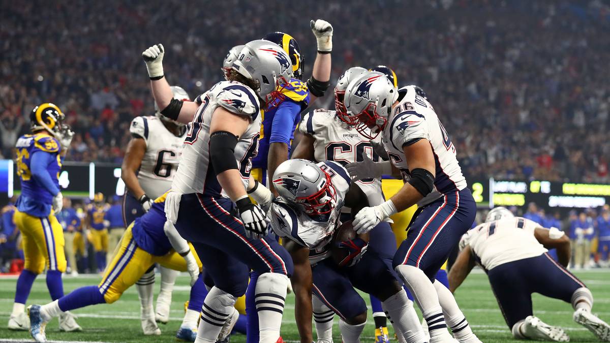 Der erste Trip in die Endzone in diesem Super Bowl wird gebührend gefeiert