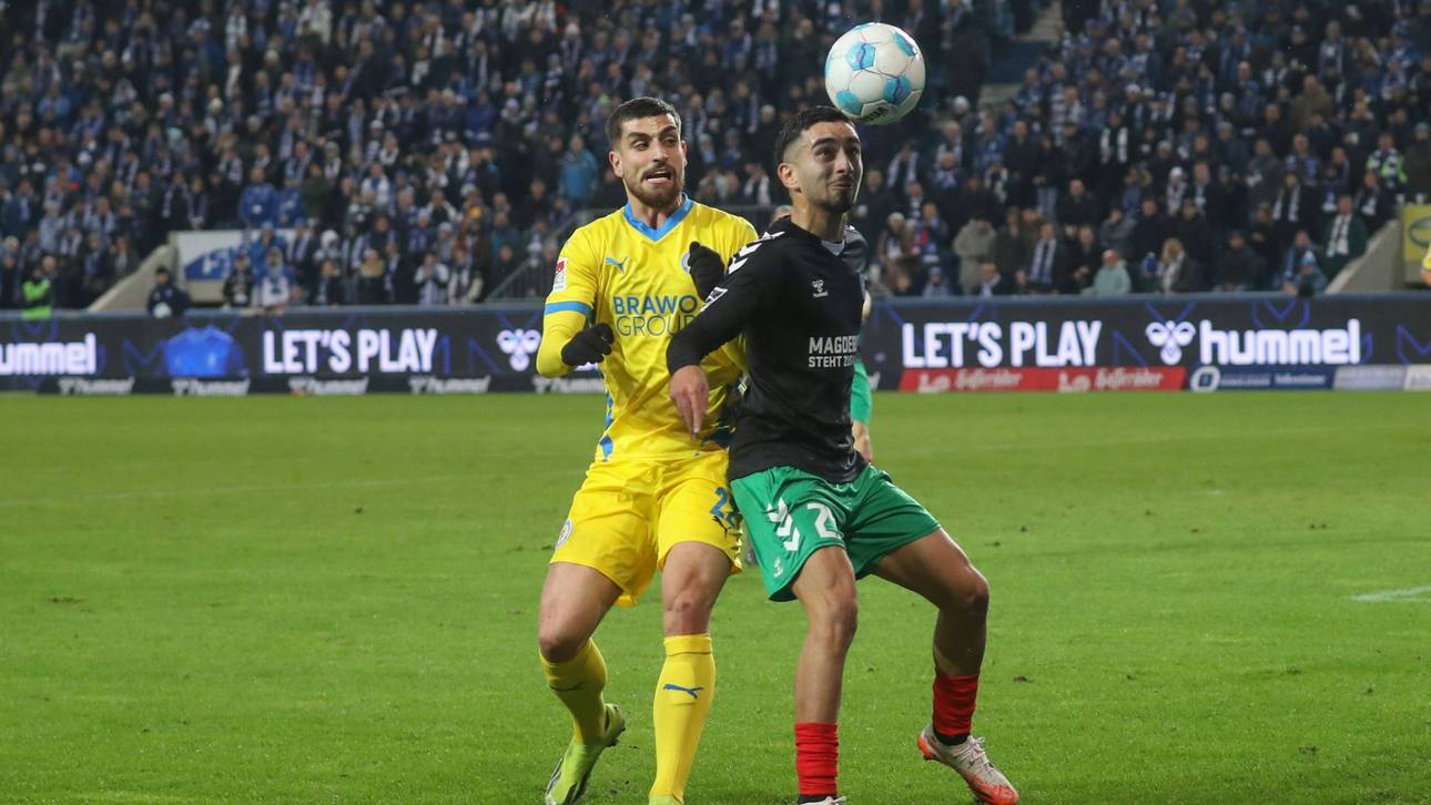 Magdeburg übernimmt Spitze – ohne Sieg