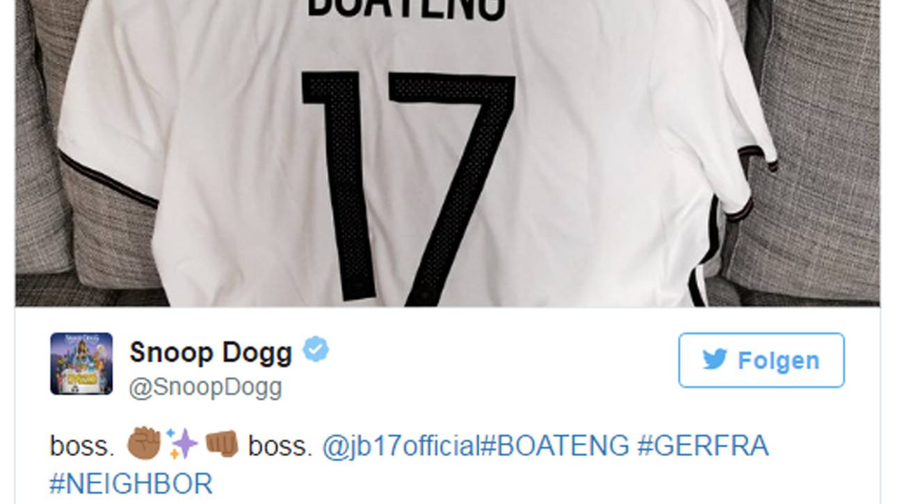 Snoop Dogg feiert Boss Boateng