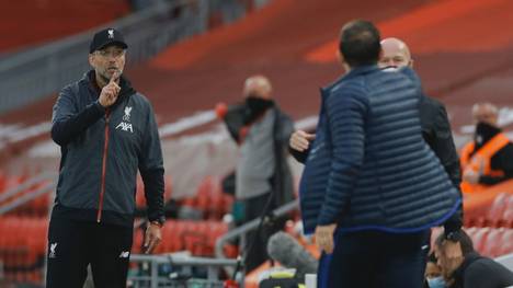Bei der Partie zwischen Liverpool und Chelsea kam es auch zum Schlagabtausch zwischen Jürgen Klopp und Frank Lampard. Jetzt erklärt Klopp die Szenen aus seiner Perspektive.