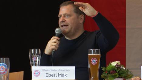 Beim Fanclub-Besuch in Wallerfing spricht Bayerns Sportvorstand Max Eberl über die Nachwuchsarbeit des Rekordmeisters. Er erklärt die Schwierigkeiten, die selbst der FC Bayern habe.