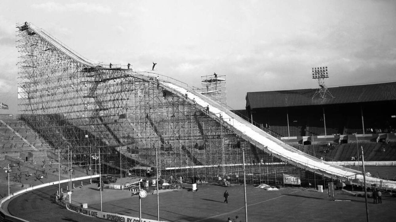 Am 31. Mai 1961 fand ein Skispringen in Wembley statt