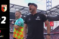 Der 1. FC Köln beendet gegen den FC Augsburg eine Durststrecke. Für Wirbel sorgt aber Coach Baumgart.