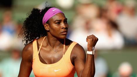 Serena Williams steht zum dritten Mal im Finale der French Open