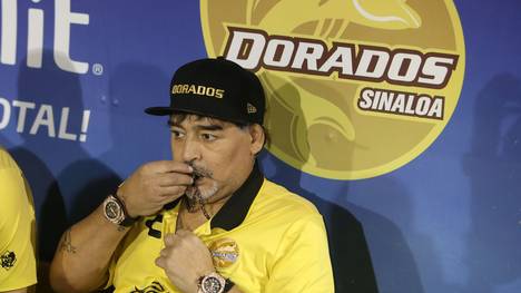 Diego Maradona ist zurück als Trainer bei Dorados de Sinaloa