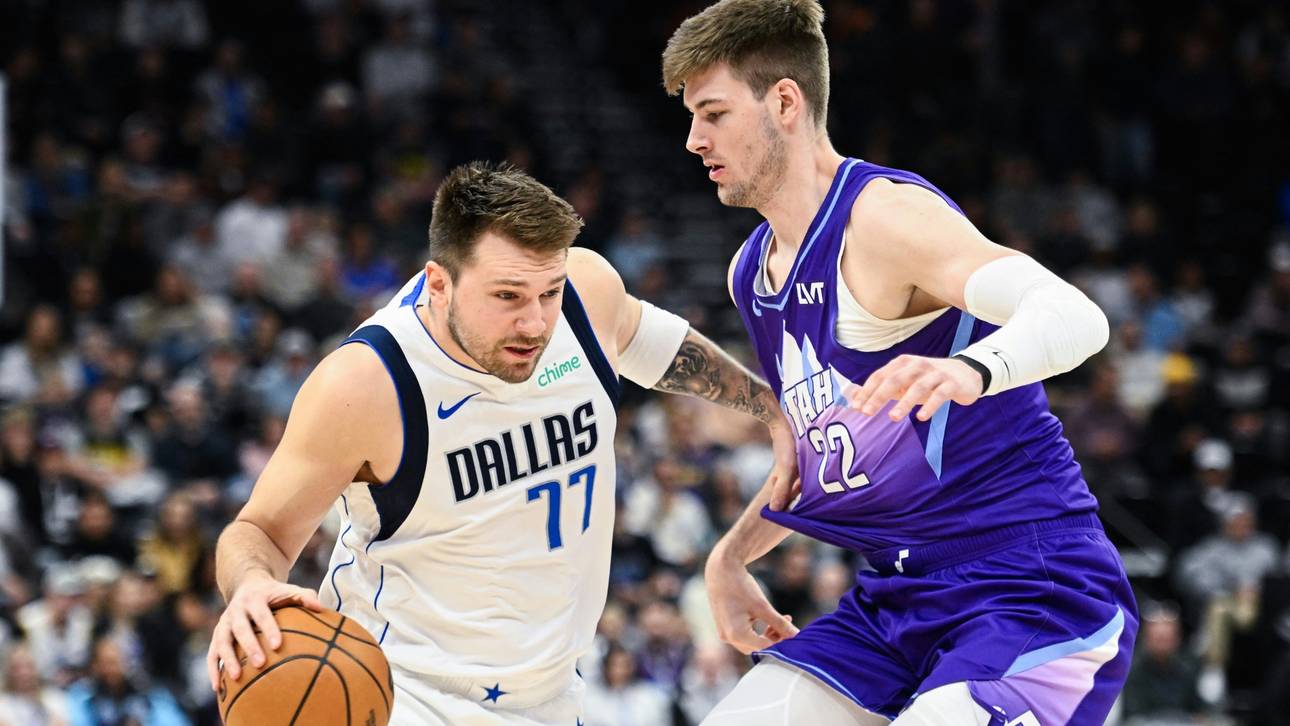 Luka Doncic (l.) war Topscorer bei den Mavs, konnte die erneute Niederlage aber dennoch nicht verhindern  