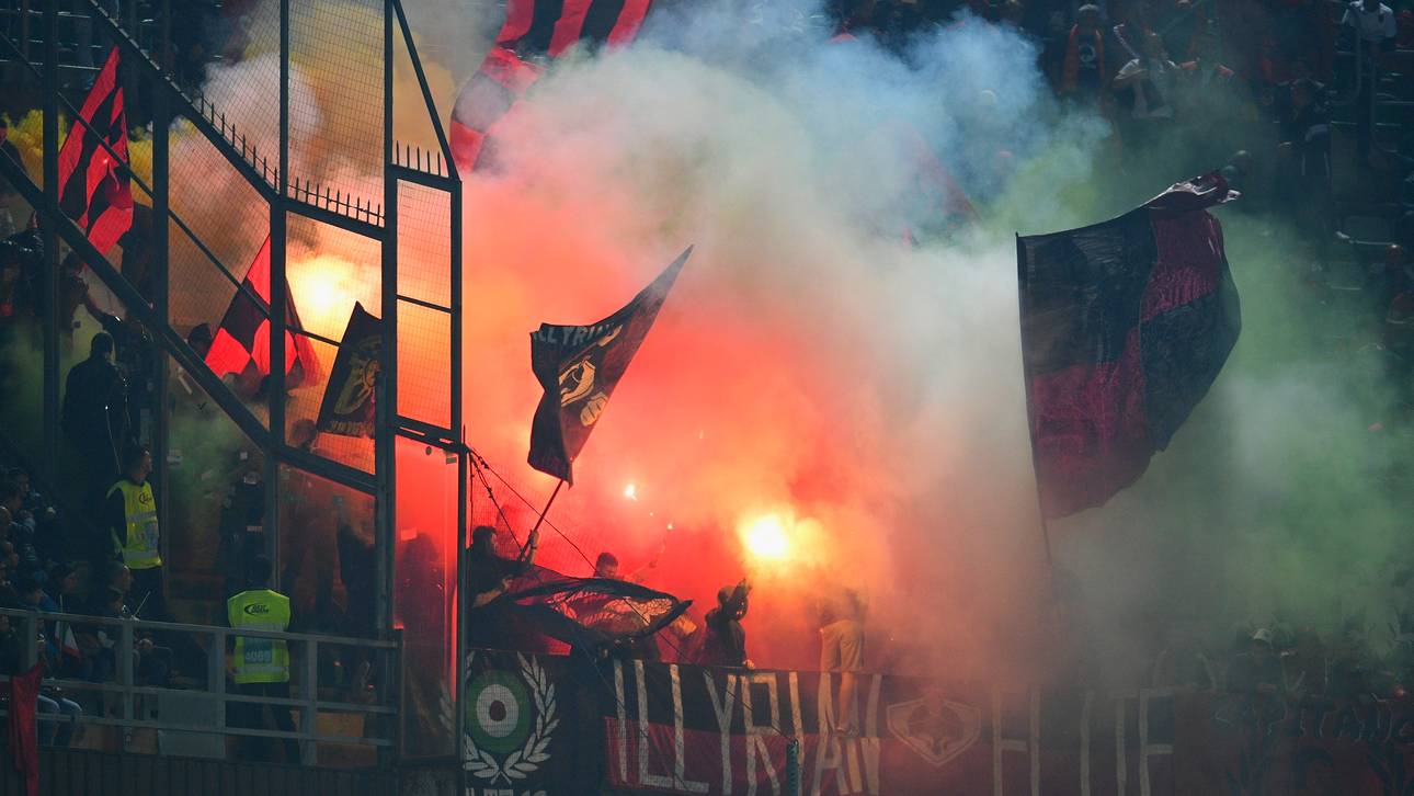 Pyro: Albaniens Coach sagt sorry