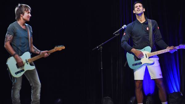 Novak Djokovic, Keith Urban, Nicole Kidman, Australian Open, Melbourne