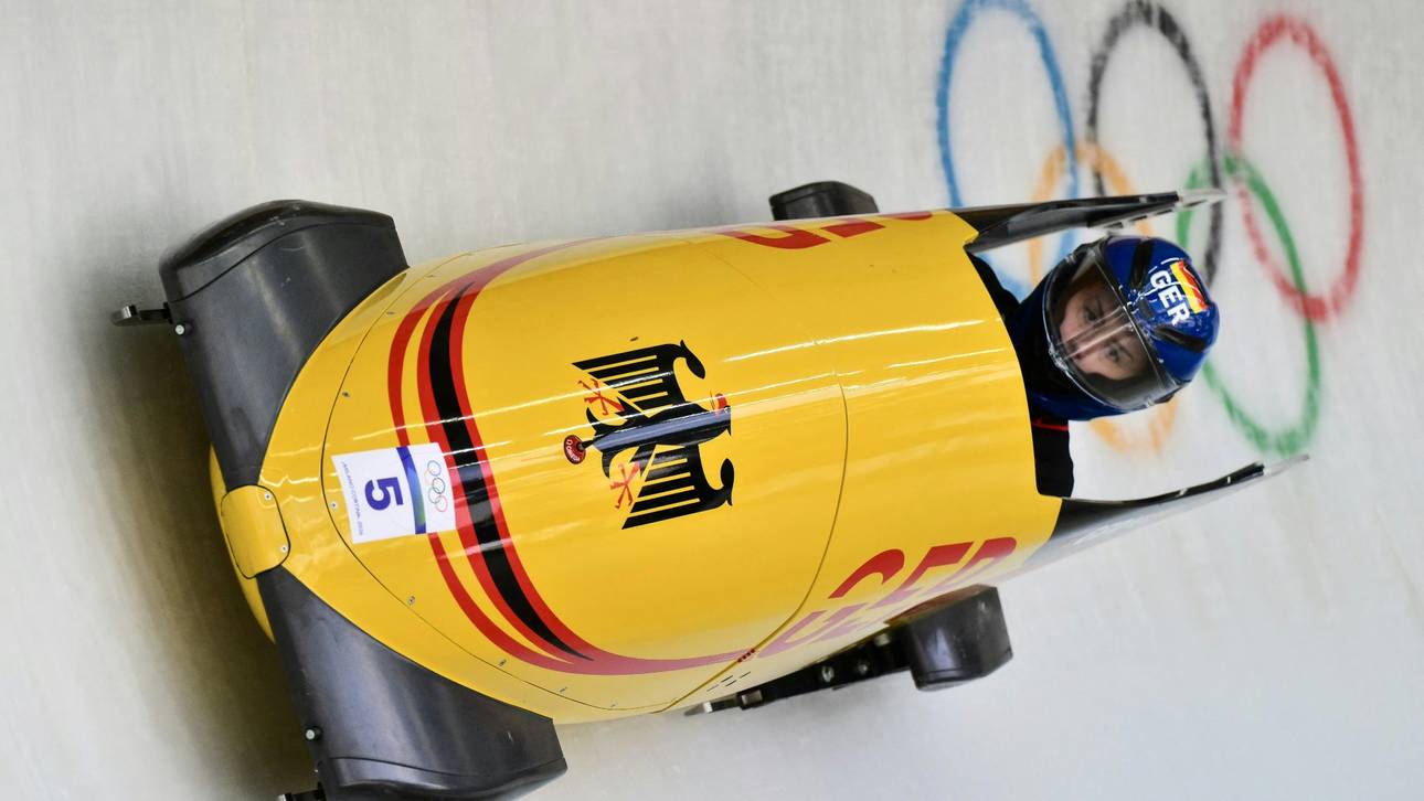 Deutsches Bob-Gold winkt