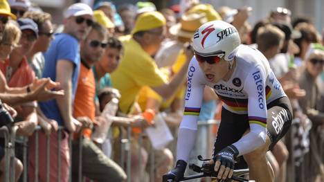 Tony Martin auf der ersten Etappe der Tour de France 2015