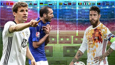 Deutschland, Italien, Spanien - nur ein Team schafft es ins EM-Halbfinale