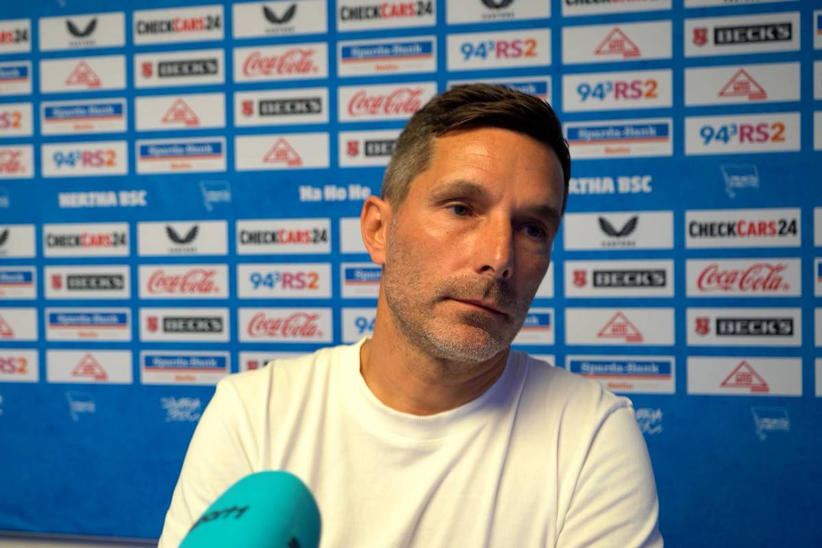 Hertha BSC hat aus den ersten beiden Spielen in der 2. Bundesliga lediglich einen Punkt geholt. Trainer Stefan Leitl will dennoch nicht von einem Fehlstart sprechen.