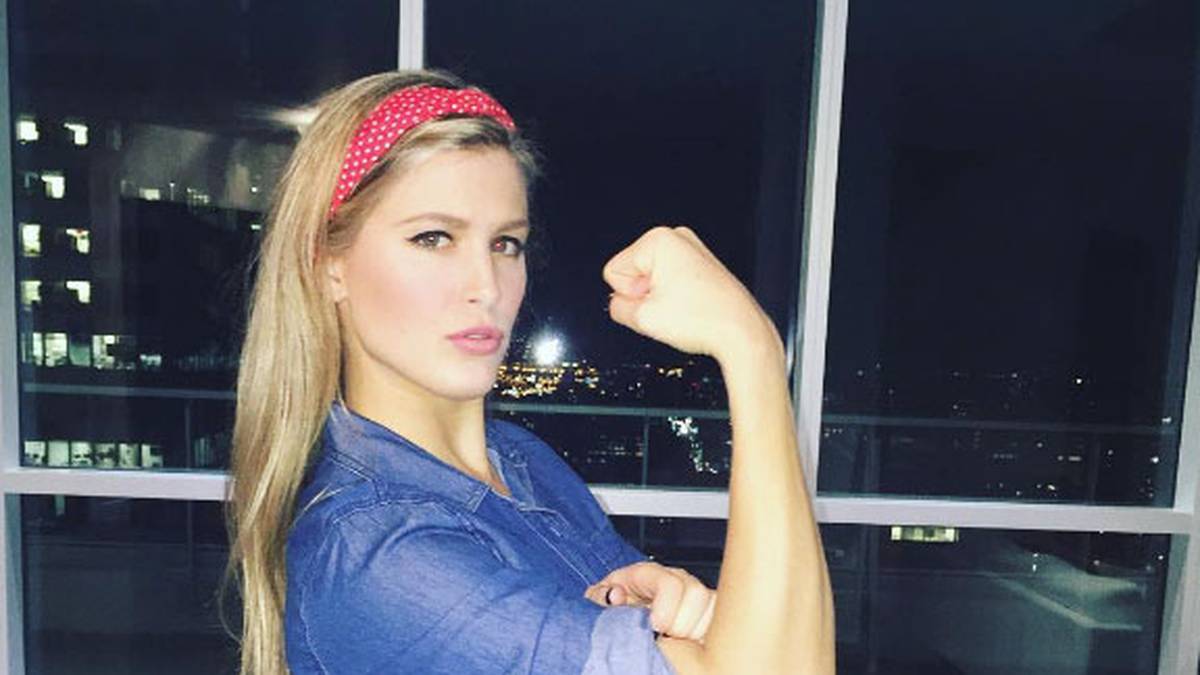 Eugenie Bouchard als Rosie the Riveter