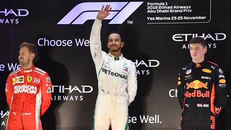 Formel 1 Saisonfinale Abu Dhabi Beim Finale in Abu Dhabi feiert Weltmeister Hamilton seinen elften Sieg in dieser Saison