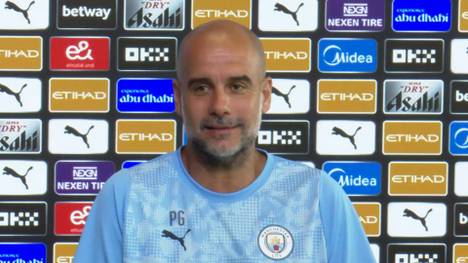 Der Verbleib von Manchester Citys Stammkeeper Ederson ist ungewiss. Eine simple Frage eines Journalisten zum Torhüter der Citizens sorgt für eine irritierende Antwort von Trainer Pep Guardiola. 