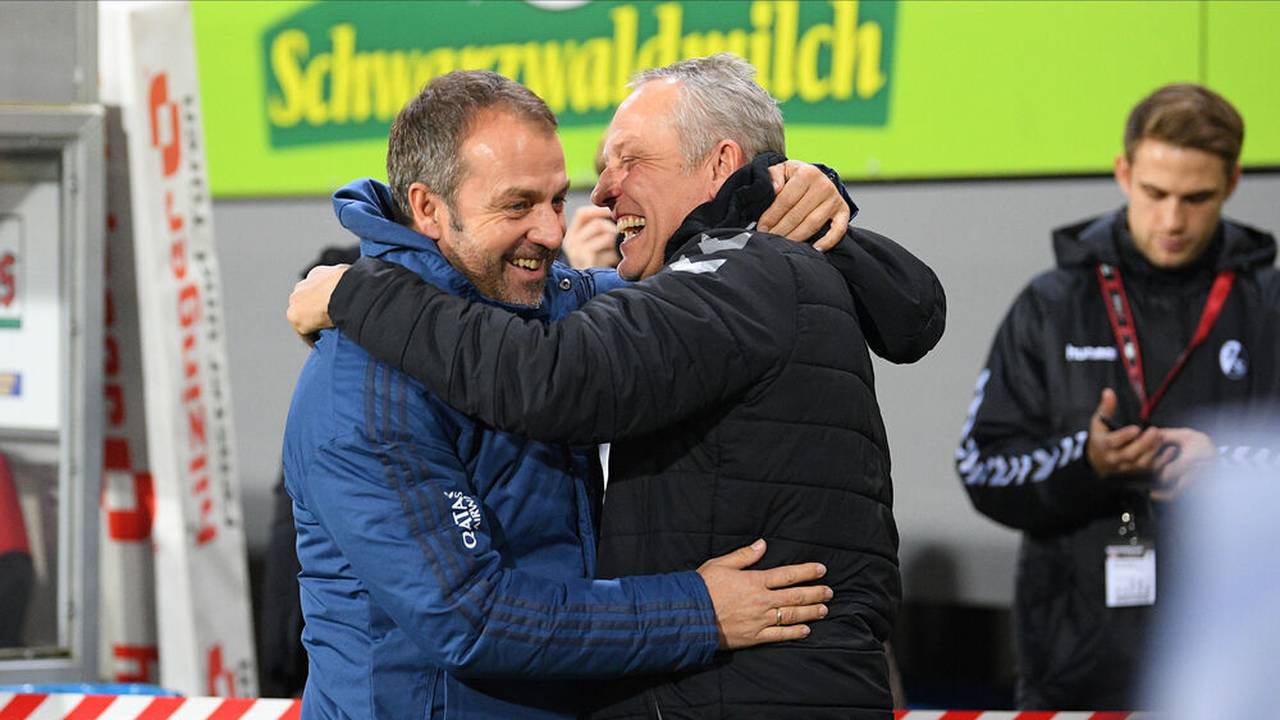 Hansi Flick über Christian Streich als möglichen neuen Bundestrainer
