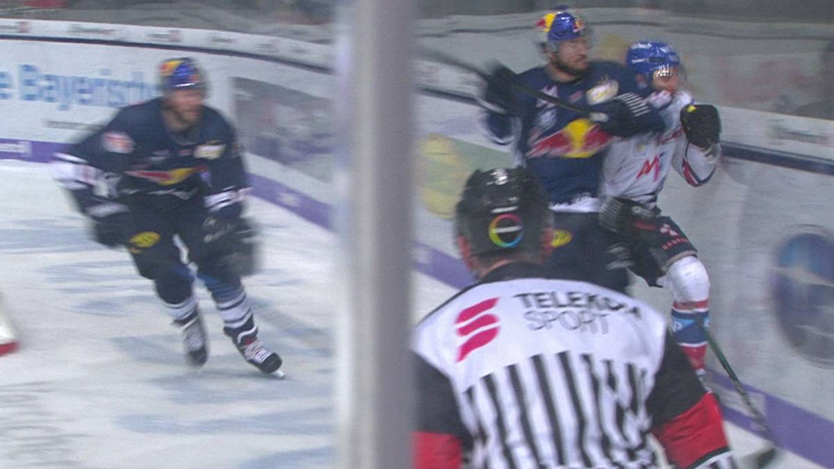 Der Münchner räumt an der Bande Olympia-Held Matthias Plachta per Ellenbogencheck übel weg und zu Boden. Plachta bleibt minutenlang regungslos liegen und kann das Eis nur gestützt von einigen Betreuern verlassen