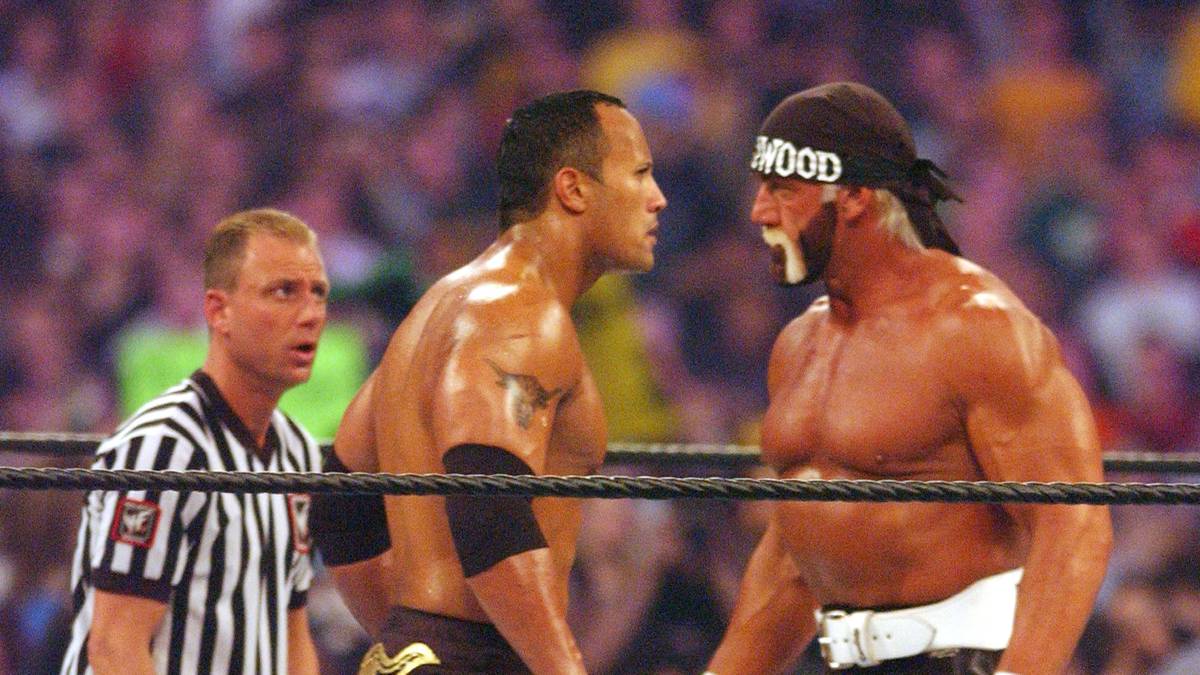 2001 stellte WCW den Betrieb ein, Hogan kehrte zurück zur WWF (bald darauf: WWE) - und wurde begeistert empfangen: Bei WrestleMania 18 im Jahr 2002 bestritt er nochmal ein großes Match gegen einen neuen Superstar: Dwayne "The Rock" Johnson. Er verlor - wurde aber frenetisch gefeiert