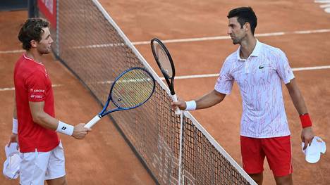 Casper Ruud und Novak Djokovic treffen im French Open Finale aufeinander