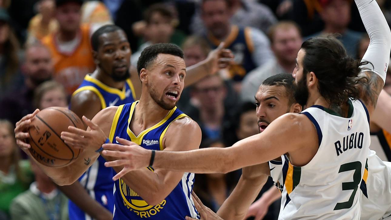Warriors gewinnen Spektakel in Utah