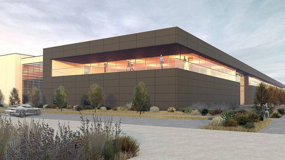 So wird die neue Fabrikhalle von Aston Martin aussehen