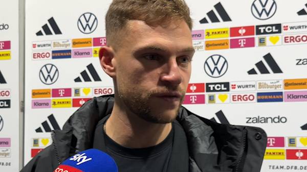 Kimmich verteilt Extra-Lob: "Haben wir alle gesehen, ne?"