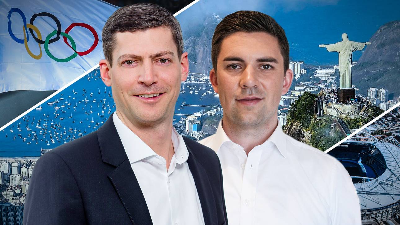 Julian Meissner (l.) und Christoph Küppers berichten für SPORT1 von Olympia in Rio