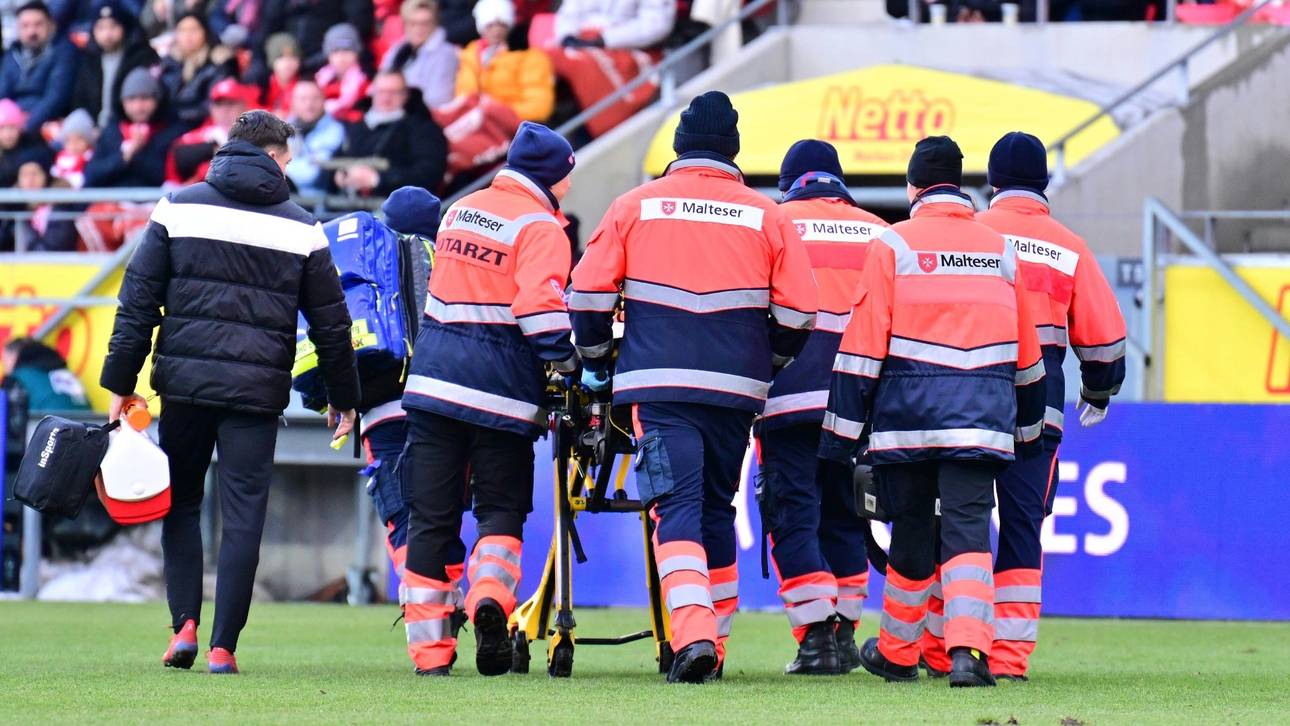 Schockmoment in der 3. Liga