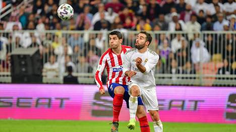 Im Hinspiel trennten sich Atlético und Real Madrid torlos
