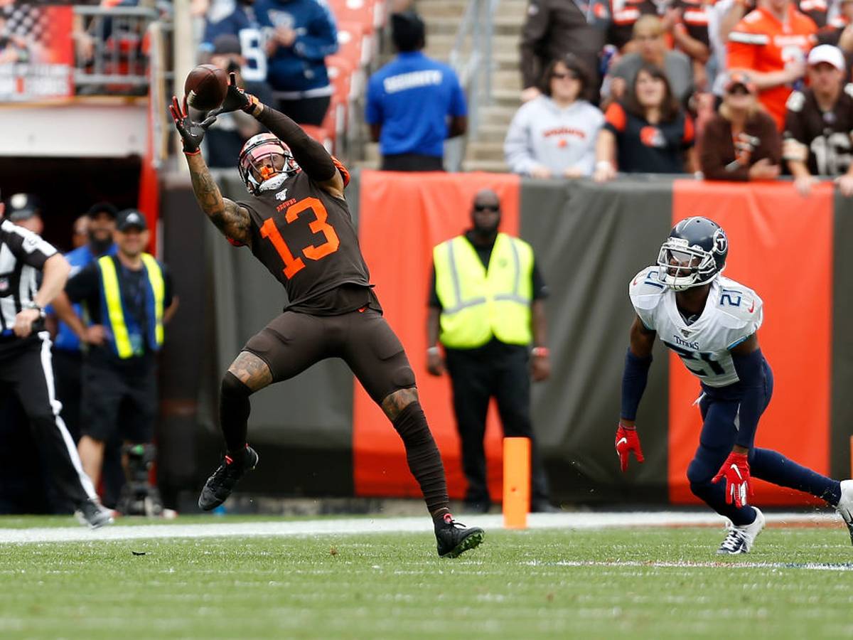 NFL Odell Beckham Jr. von Cleveland Browns verteidigt seine Luxus Uhr