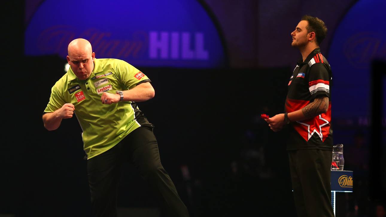 Van Gerwen weiter – Newton raus
