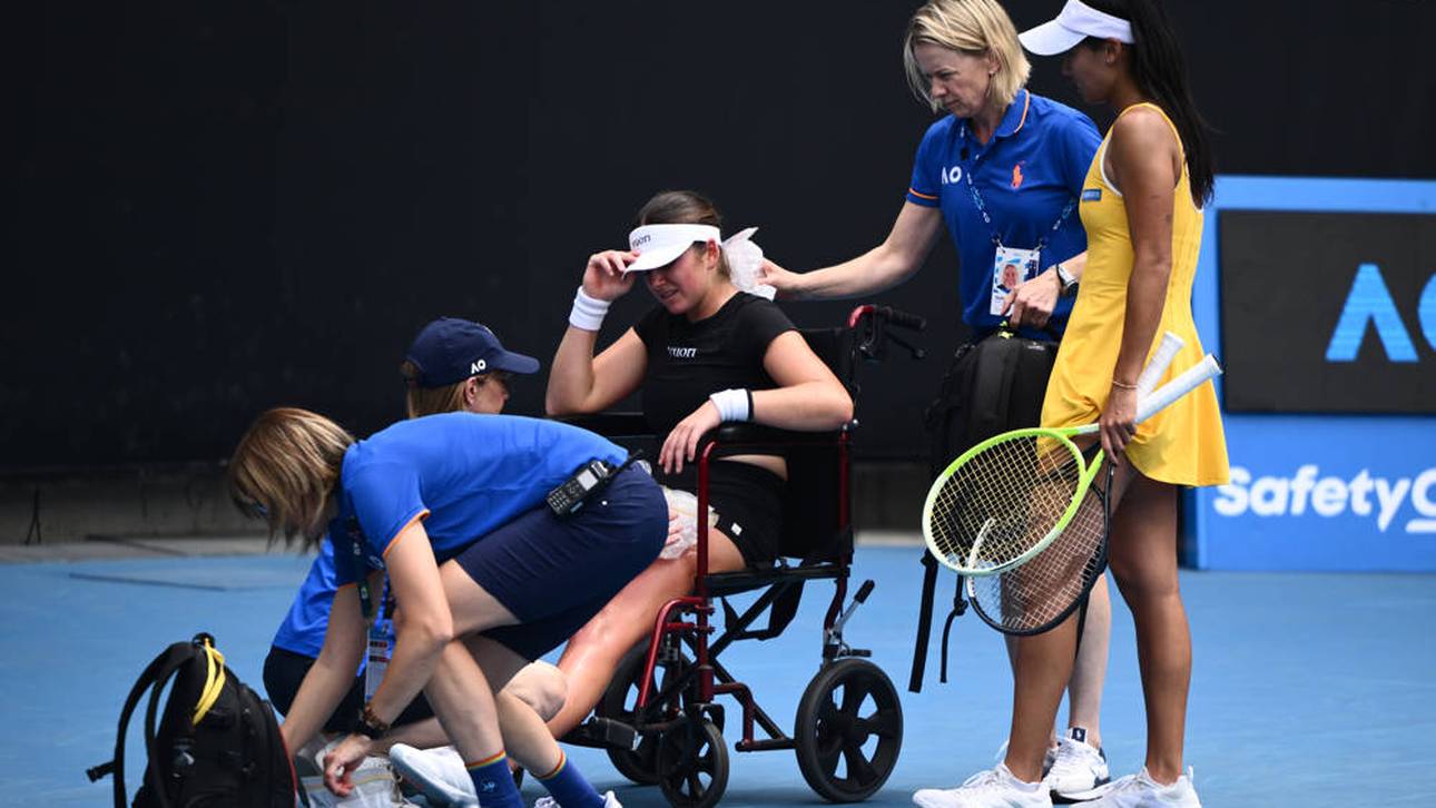 Schock-Szenen bei Australian Open