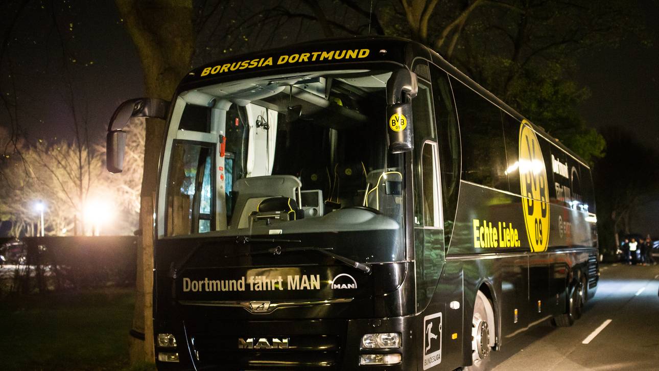 Nach Anschlag: BVB in Bus zurück