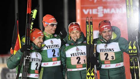 Nordische Kombination: Deutschland gewinnt Staffel in Kuusamo