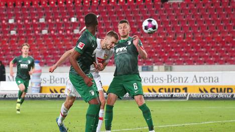 Sasa Kalajdzic köpfte den VfB zum Sieg gegen Augsburg