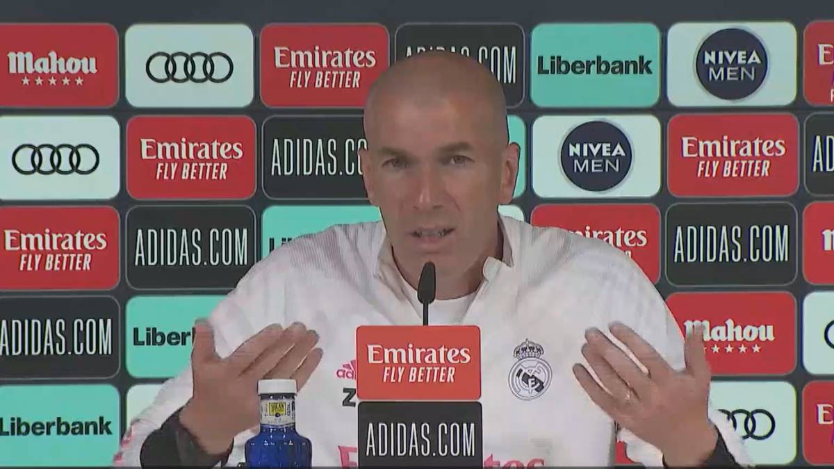Zinedine Zidane genervt von den Fragen der Journalisten zu Erling Haaland