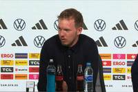 Im Vorfeld des Spiels gegen die Niederlande werden Manuel Neuer, Thomas Müller und Ilkay Gündogan verabschiedet. Julian Nagelsmann verrät, wie er den Moment erlebt hat.