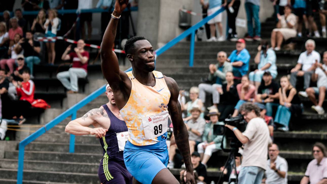 wen Ansah lief zum zweiten Mal die 100 Meter unter 10 Sekunden