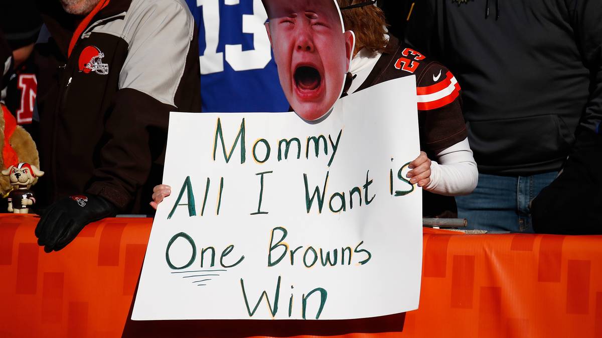 Viele Fans wünschen sich nichts sehnlicher als einen Sieg der Browns